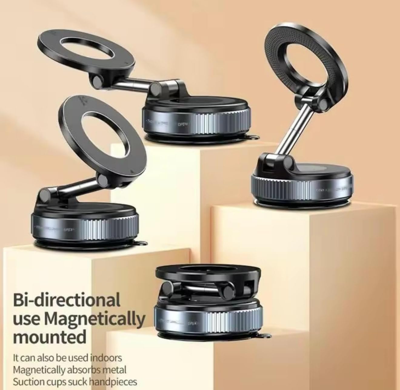 Support Téléphone Magnétique 360°