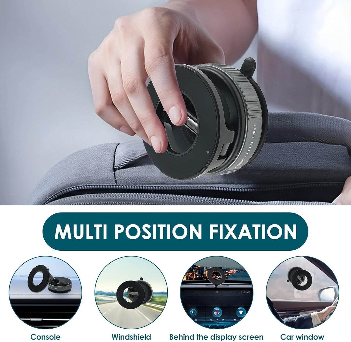 Support Téléphone Magnétique 360°