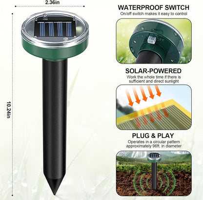 Répulsif Anti-Taupe Solaire