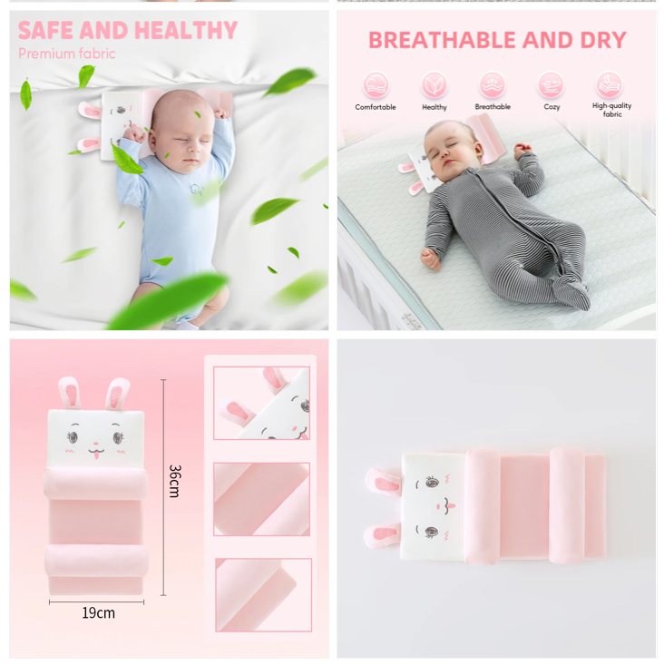 Coussin de modelage respirant pour bébé